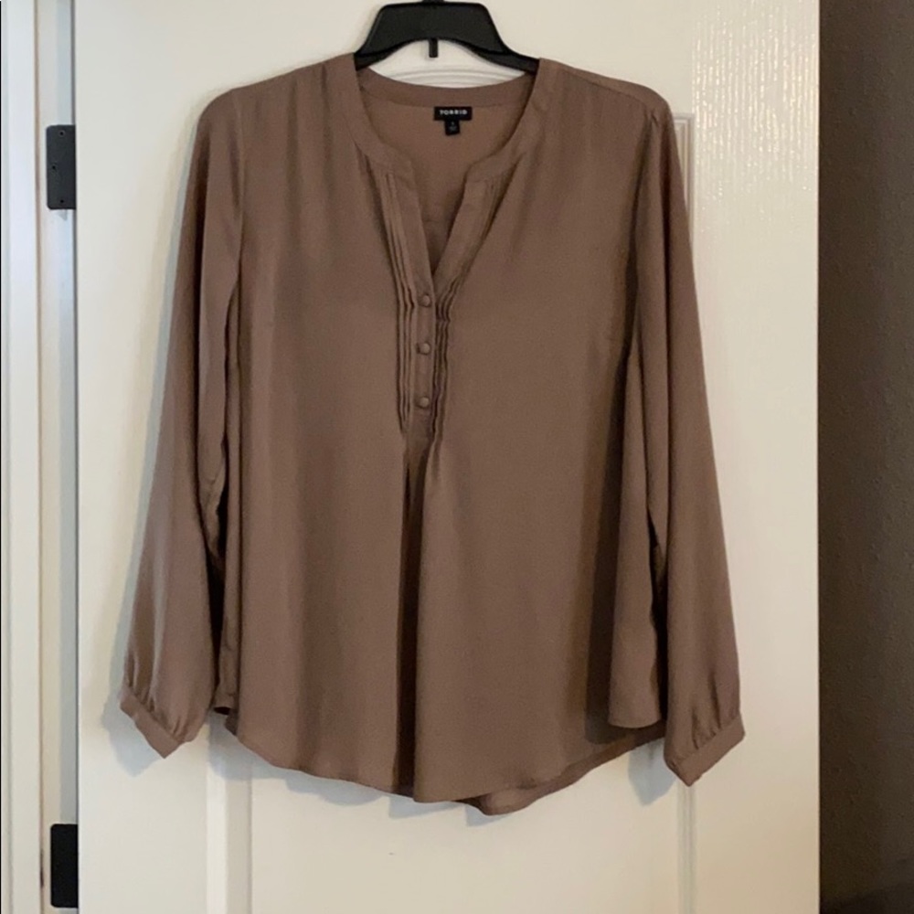 Taupe Blouse